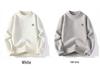Woodpecker Men's Slim Fit Round Neck Knit Sweater - Warm Velvet Base Layer for Autumn/Winter