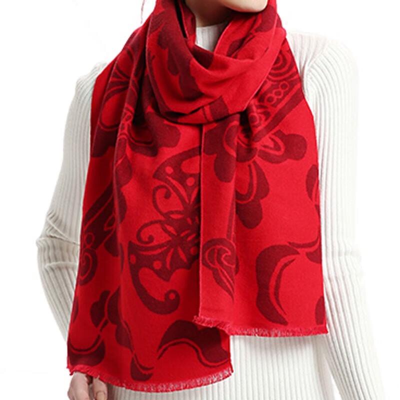 Aisi Yalan Chinese Red Modal Scarf