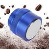 51mm Wiederverwendbarer Edelstahl Kaffee Tamper Verteiler Stampfwerkzeuge KaffeezubehörBlau