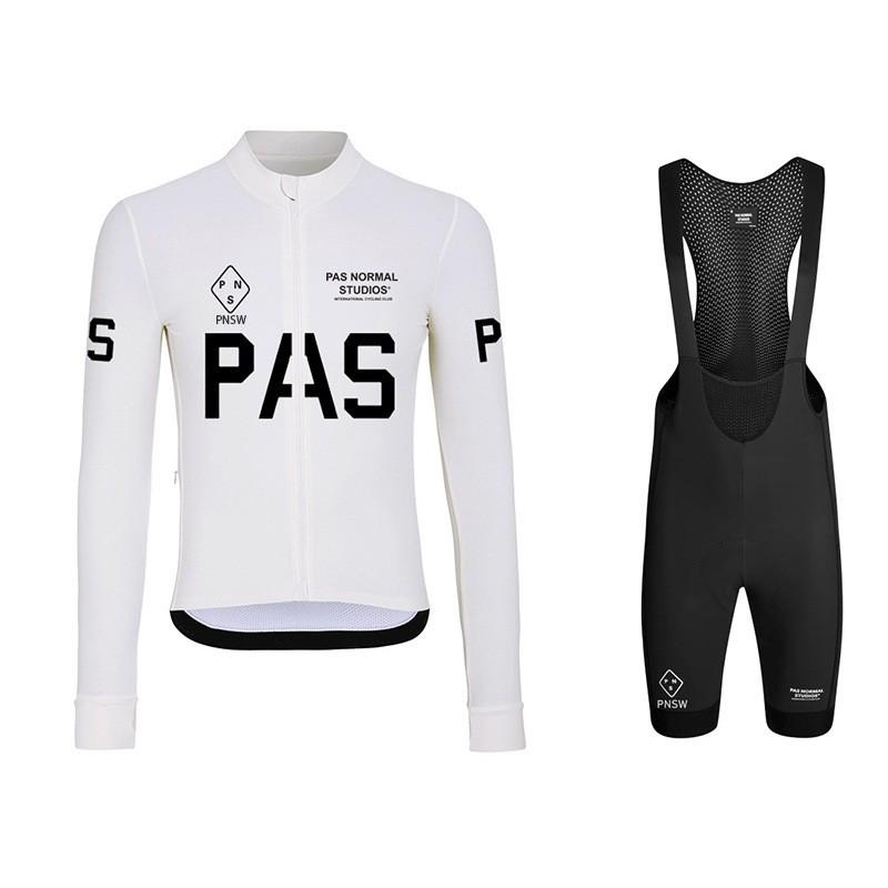 Men Women Cycling Jersey Set Breathable Quick Dry Long Sleeve Mountain Bike Apparel