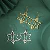 Cazador Star of David Israel Map Drop Earrings Stainless Steel Je Judaism Jewelry Hexagram Earrings Vintage Gift 2026 New