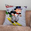 Alec M-Monopoly Draw Pillow Case For Home Bedroom Car Office Decoration Living Room Sofa Cushion Cover Suitable