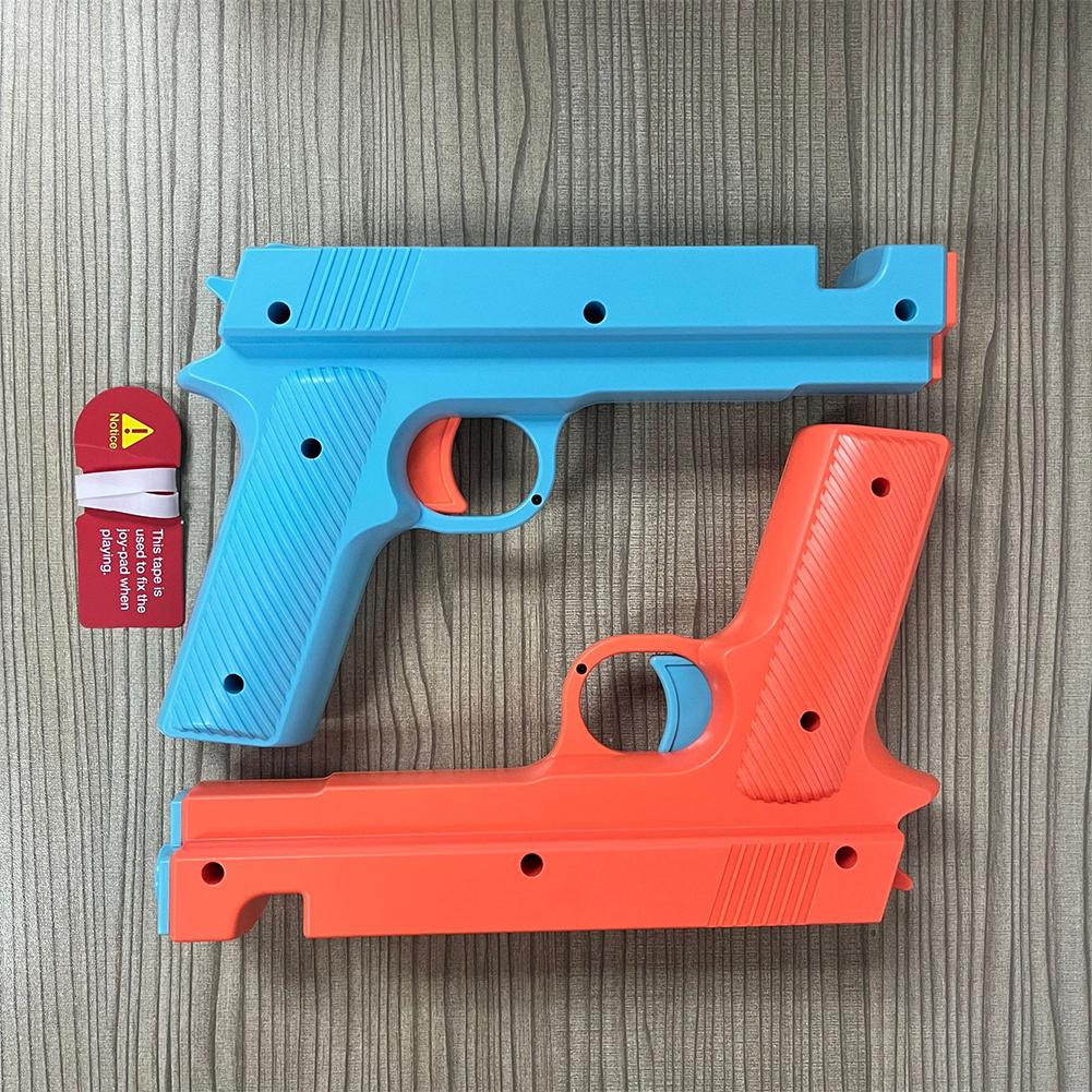 2PCS Shooting Game Gun Controller for Switch 2 Joy-Con Hand Grip Motion Controller Game Gun Gunstock Grip Game Accessories