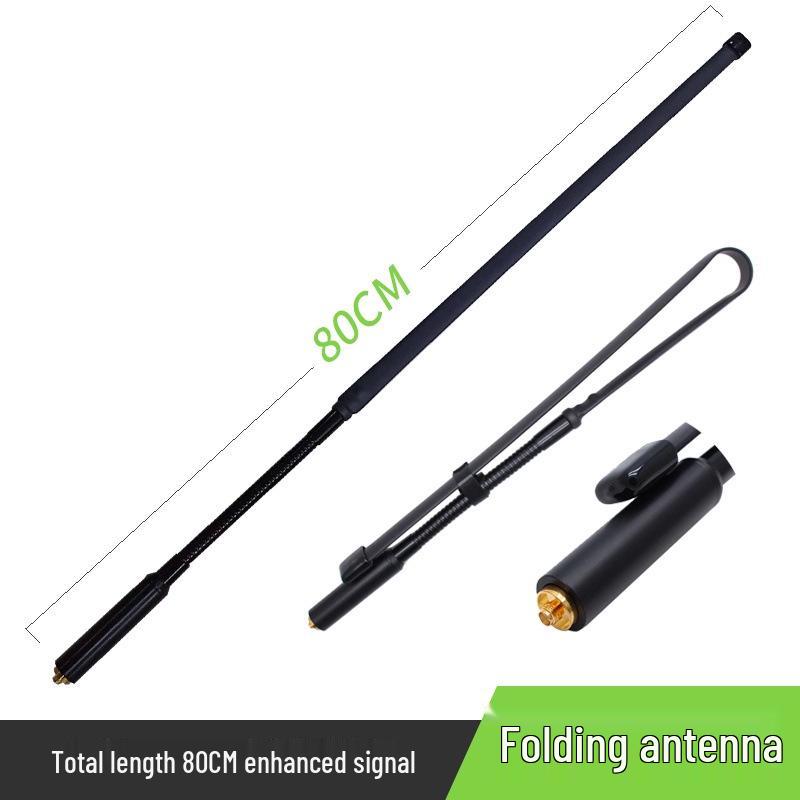 

CS Foldable Soft Gooseneck Antenna for UV5R Walkie-Talkie (80cm) Other