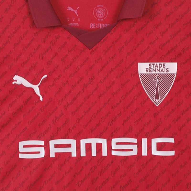 Puma Stade Ren Fc Jersey Uniform 125th Anniversary