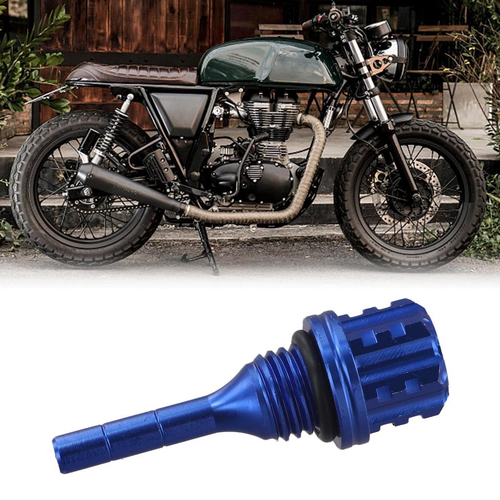 Motorcycle CNC Aluminum Alloy Hexagon Oil Dipstick for Style and Performance