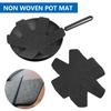 16PC Non-woven Fabric Pan Pad Dividing Protector Multifunction Pan Protector Pad 26cm for Storing Stacking Pan Household Kitchen