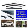 For Lexus NX Series NX200 NX200t NX300h 2014- Car Wiper Front Rear Wiper Blades Windshield Windscreen Accessories 26"16"12"