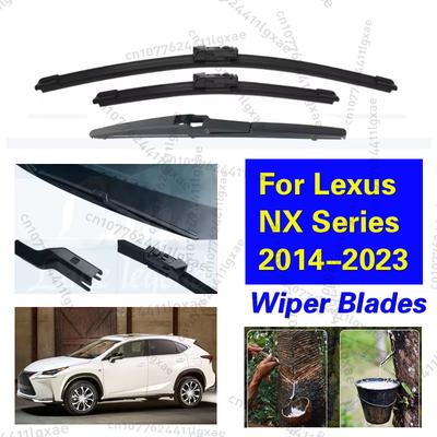 For Lexus NX Series NX200 NX200t NX300h 2014- Car Wiper Front Rear Wiper Blades Windshield Windscreen Accessories 26"16"12"
