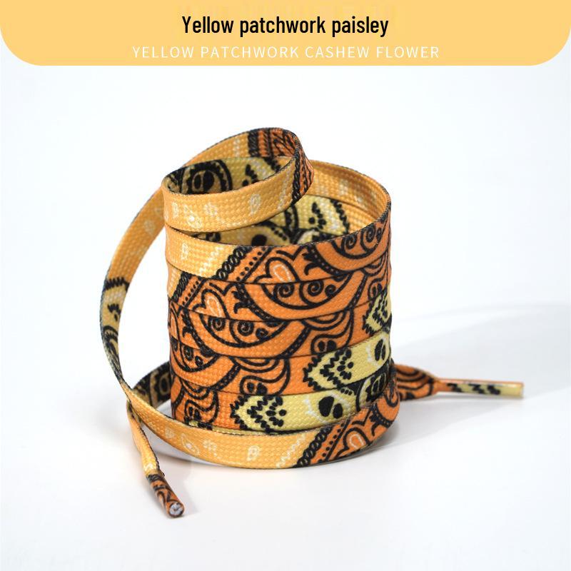 Шнурки с цветком кешью для Air Force 1, парусиновых туфель и кроссовок Dunk – Унисекс