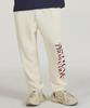ASTRAL PROJECTION Lettering Logo Comfortable Training Sweat Jogger Pants_Cream