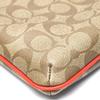 COACH Diagonal crossing canvas Signature F35940 Shoulder Bag leather Brown Used