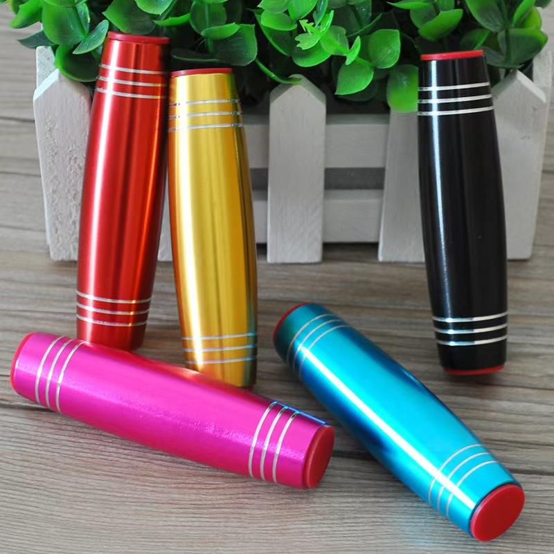 Decompression Flip Fidget Stick Aluminum Alloy Metal Desk Anti-Anxiety And Stress Relief Fidget Toys For Kids Teens Adults