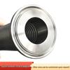 Sanitary Stainless Steel Quick-Install Corrugated Vacuum Hose