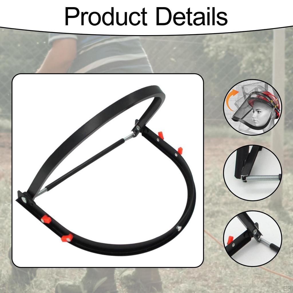 Hjälm med brätte Ansiktsskyddsadapter Direkt Ersätt Professionella Universaltillbehör Robust