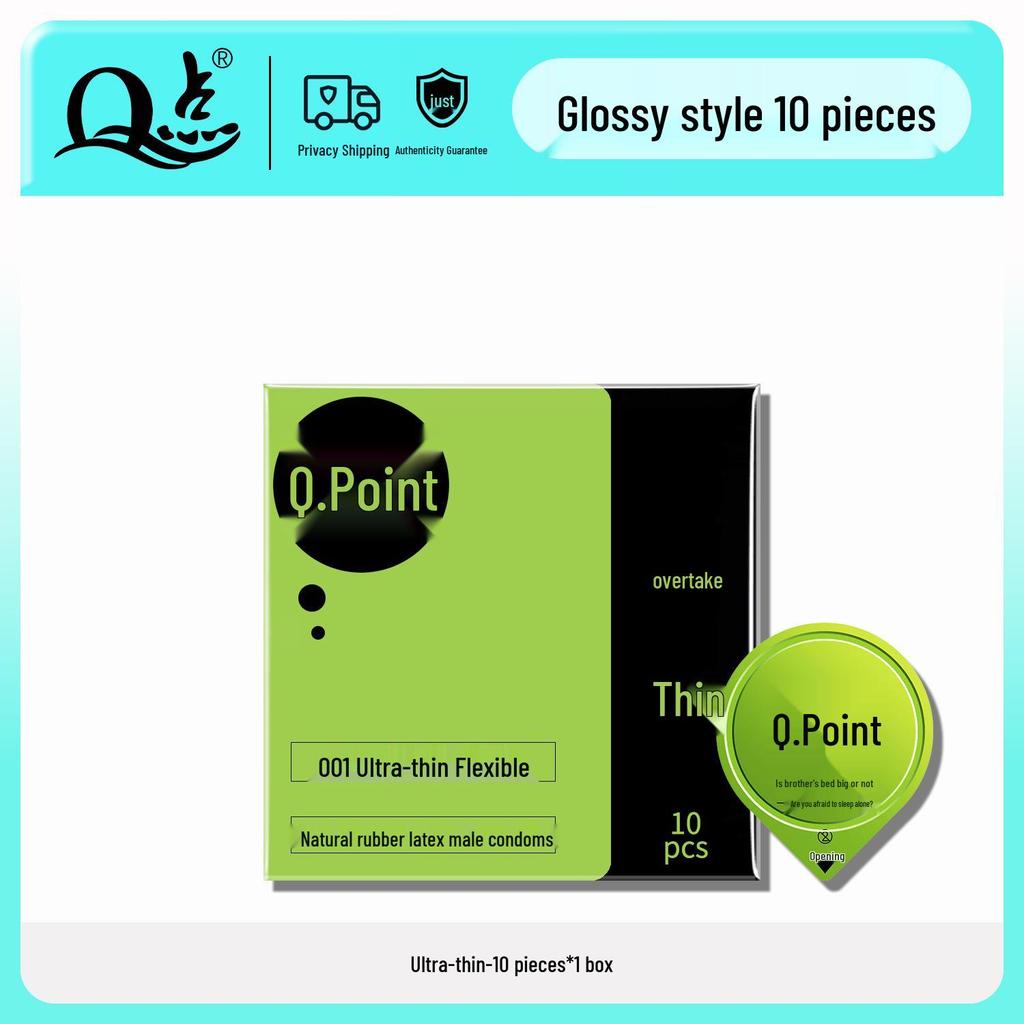 Q-spot Climax 001 Preservativo Ultra-sottile Lunga Durata Ritardante per Piacere Maschile Potenziato