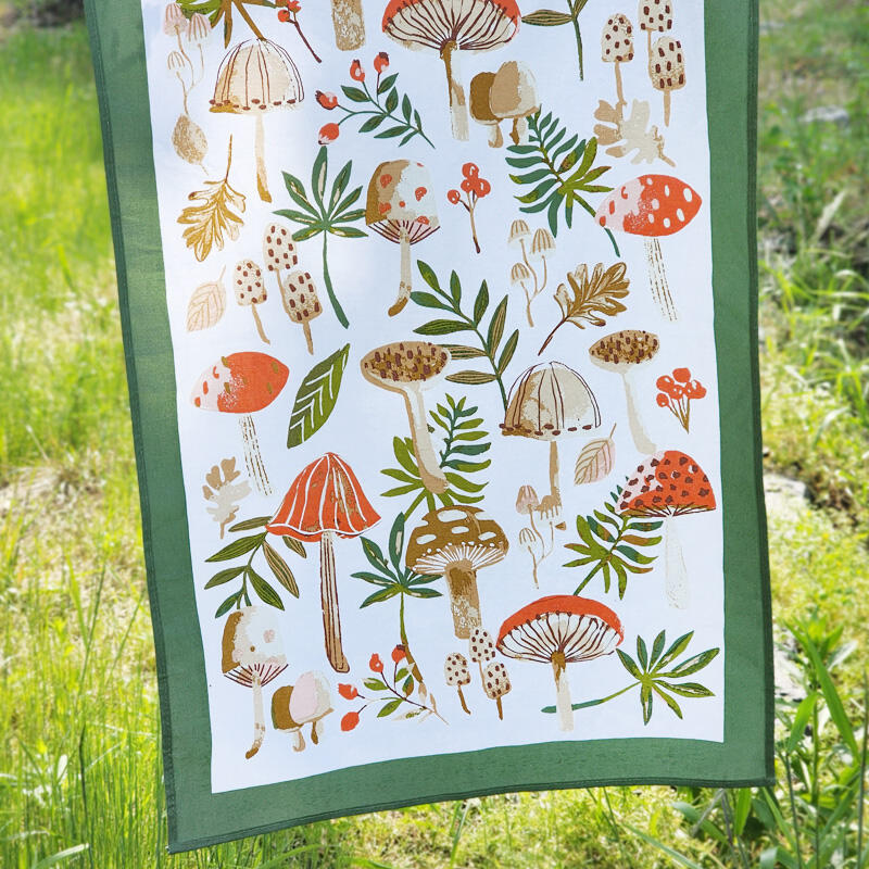 Mushroom Cotton Tea Towel Tea towel - Mushroom