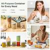 Kitchen Sealed Jar Coffee Bean Storage Bottle Kitchen Food Grain Tea Glass Jar Fresh Storage Jar Oats Grain Storage Jar Bottle