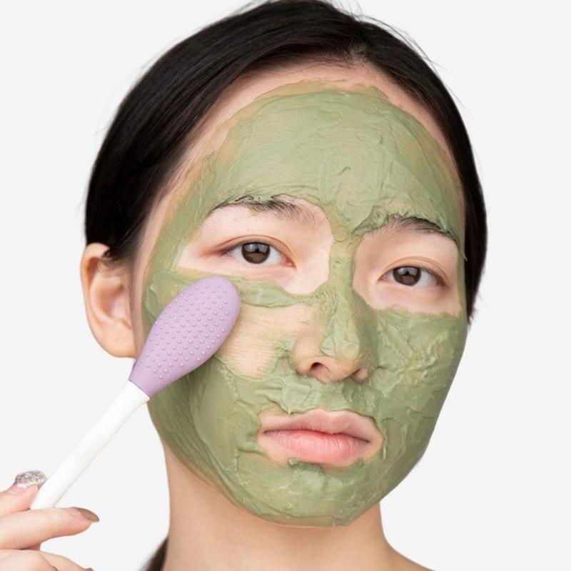 Double Head Silicone Face Mask Brushes Facial Pore Cleaner Brush Mud Film Applicator Women Cleaning Tools Skin Care Tools