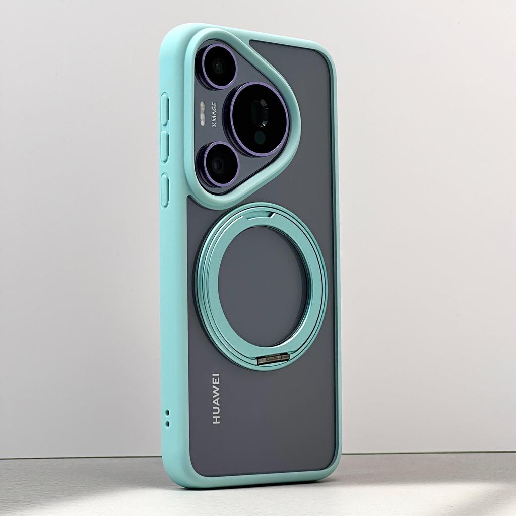 Huawei Pura70 Ultra 360° Drehbarer Magnetischer Handyhülle - Transparent, Sturzsichere Schutzhülle für P70 Pro