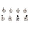8pcs Heat Gun Nozzles Professional Hot Air Gun Soldering Station Nozzle Tool for 850 850A 852 852D 852D Air Pump Hot Air Welding Station
