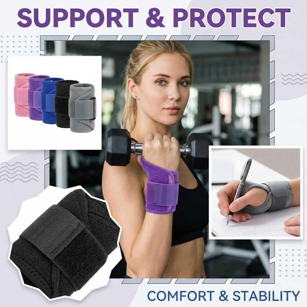 Wrist Support Brace for TFCC Injury Wrist Sprain Compression Wrap Adjustable Wrist Stabilizer for Men and Women Thin Lightweight Wrist Guard