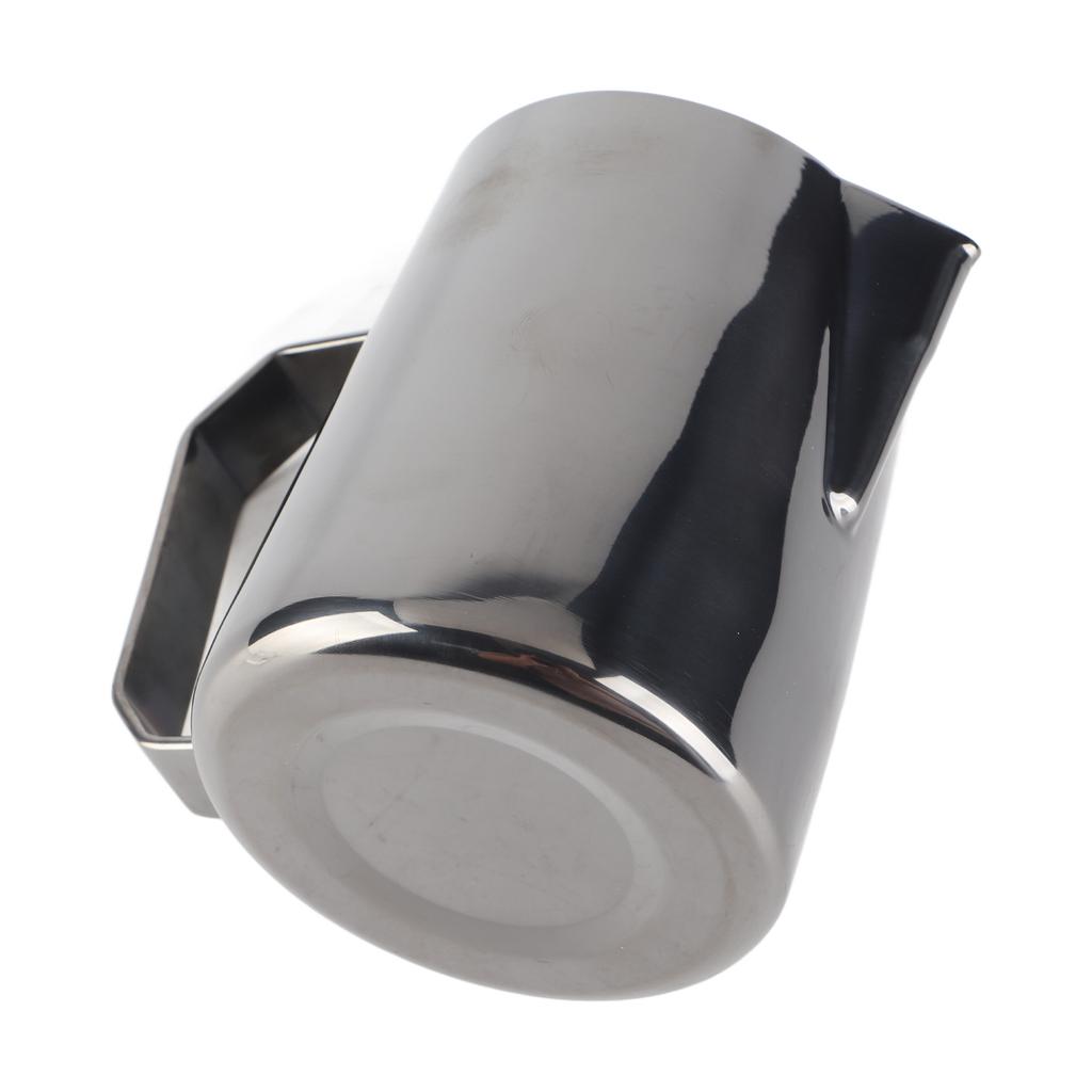 Milk Frothing Pitcher Stainless Steel Frother Jug Mixing Cup Pot for Coffee Drinks 450ml