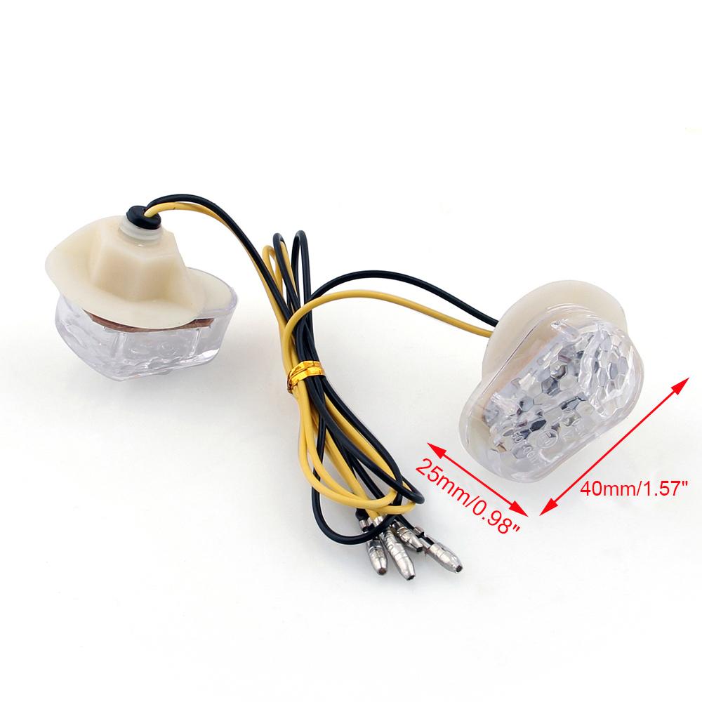 LED Turn Signals For Yamaha YZF R1 R6 R6S R3 FZ1S FZ6S FZ6R XJ6 MT-03 FZ8 FZ10