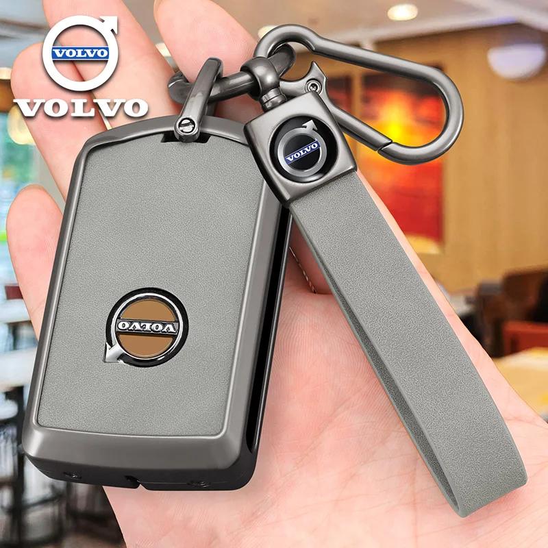 mlphz1 Zinc Alloy Car Key Case Shell Cover Holder Protection For Volvo XC40 XC60 S90 XC90 V90 2017 2018 T5 T6 T8 Polestar 1 2 Accessory