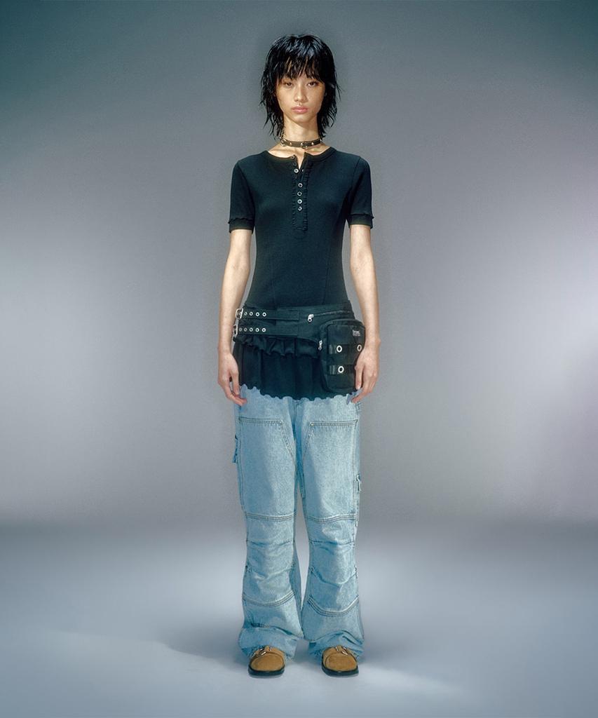 Beikeonteuakaibeu Vanon Carpenter Pants Light Blue