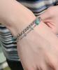 Acha Surgical Steel Chain & Beads Mix Bracelet _ Blue