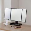 Belca Folding Tabletop W X D X Standing Makeup Cosmetic Mirror DI-T3LBK Mirror, Large, 17.5" 5.7" 10.2" H, Black, Compact, Mirror, Mirror,