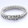 European and American Titanium Steel Men's Double Buckle Bracelet