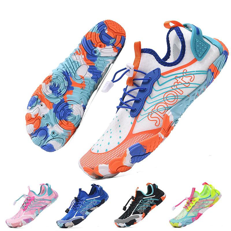 Unisex Quick-Dry Aqua Shoes Barefoot Beach Sandals Upstream River Diving Multi-Functional Shoe Women Men Water Swimming Sneakers