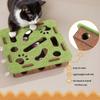 Interactive Cat Toy Puzzle Toys for Indoor Cats Felt Maze Box Kittern Toys Pet Cat Games Self Play Fun Exercise Hide Seek Moving Cat Toy for Bored Cat