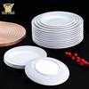 JINMEILI X1011 Melamine White Round Flat Plates