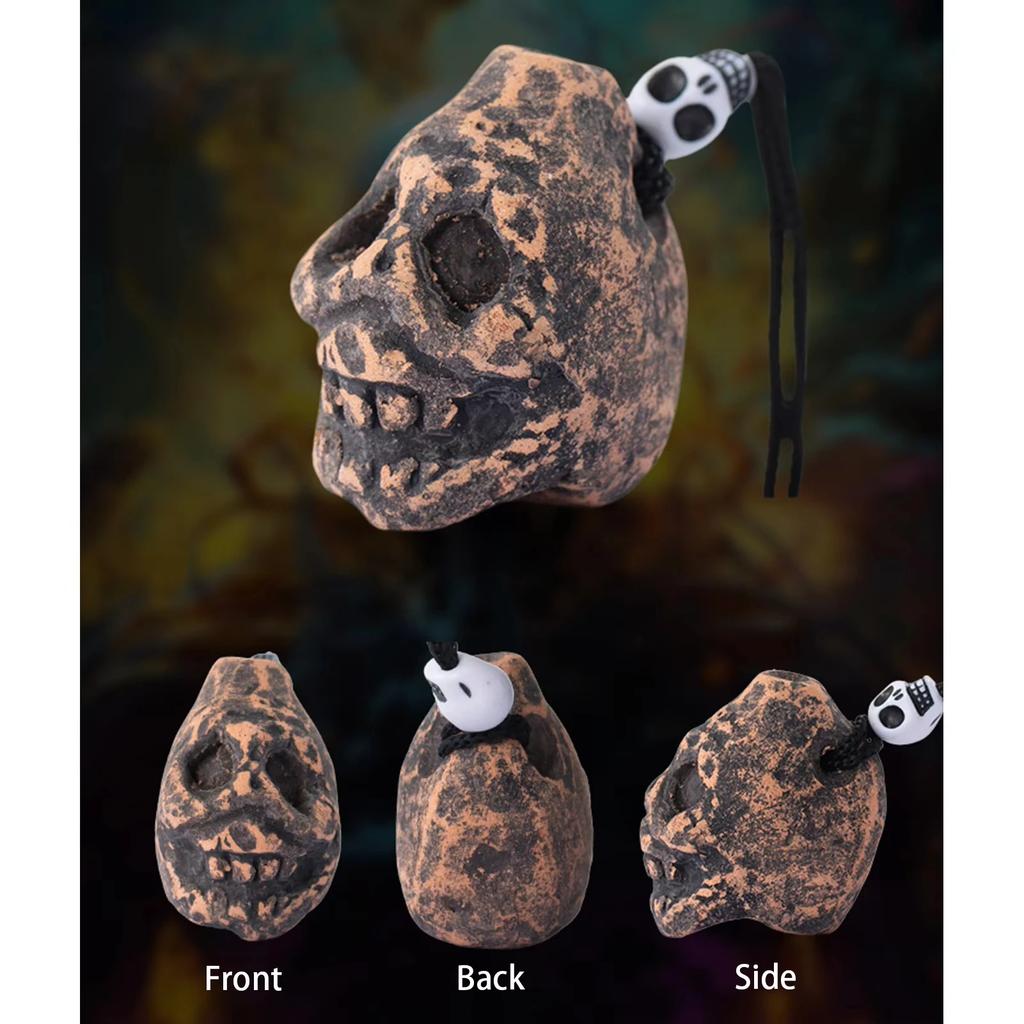 Aztecki gwizdek śmierci Dźwięki ludzkiego krzyku Aztecki gwizdek śmierci Głośny ludzki krzyk na Halloween Cosplay Party Aktywność na świeżym powietrzu