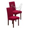 100% Waterproof Chair Covers for Dining Room, Stretch Parson Chair Slipcovers for Chairs, Washable Chair Protectors for Kitchen, Hotel, Restaurant