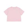 Jambangi Women'S) Cropped Short Sleeve T-Shirt With Embroidery Details