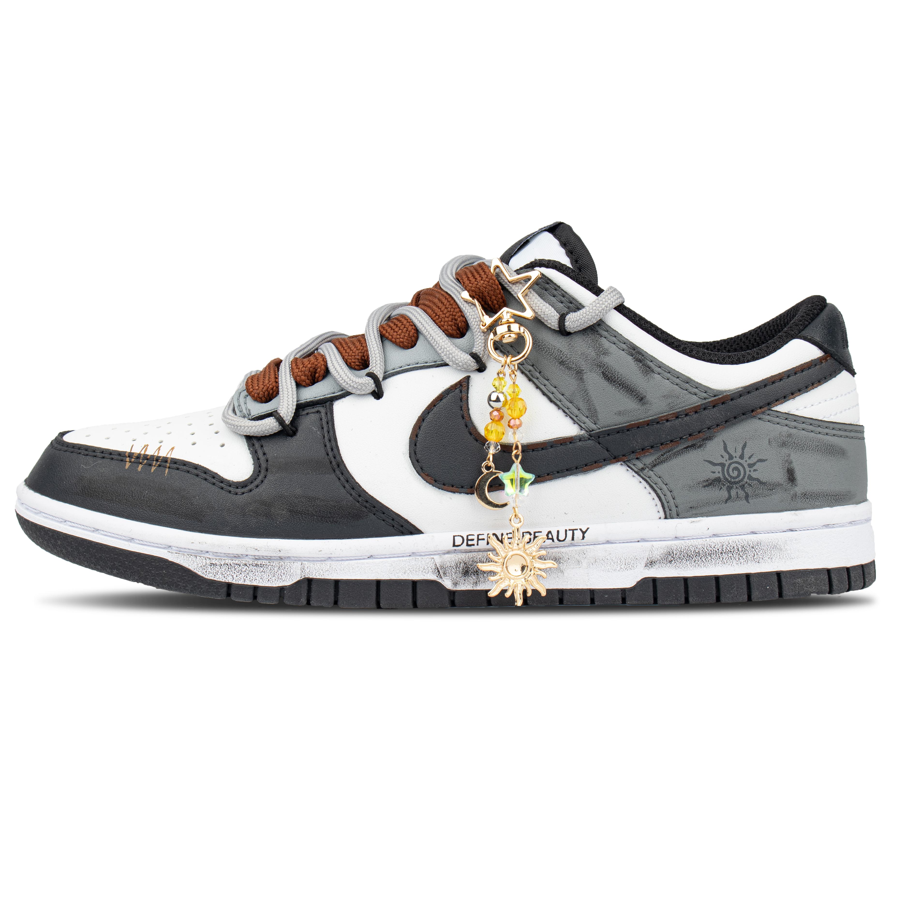 

Nike Dunk Low top Skateboard Shoes Unisex Black DD1503-101(Team731-) 36.5