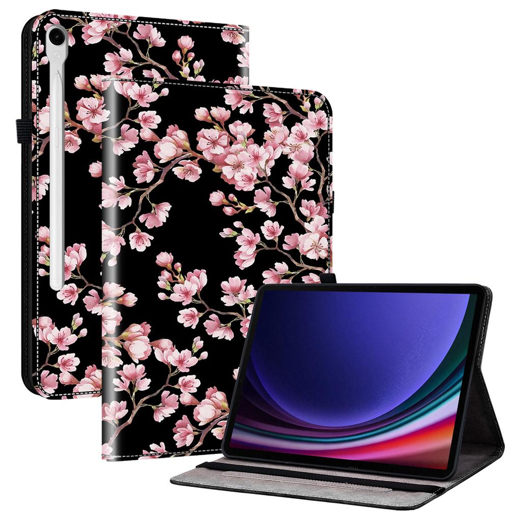 For Samsung Galaxy Tab S9 Tablet Case Anti-Drop Leather Flip Stand Pattern Printing Shell