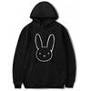 Unisex Hooded Sweatshirt Bad Bunny Inspired Casual Fall Pullover With Letter Print