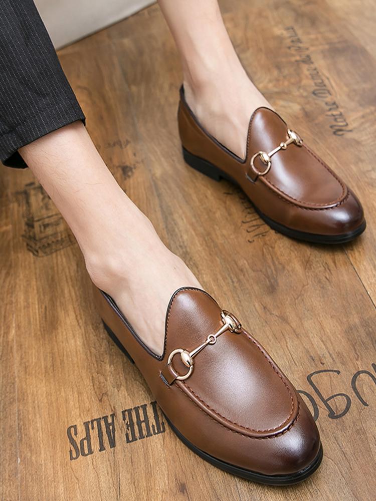Classic Men's Dress Shoes Formal Leather Social Business Oxford Shoes Man Loafers High Quality Casual Leather Shoes For Men