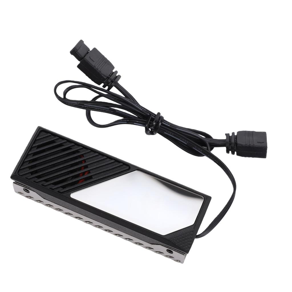SSD Heatsink RGB Synchronization Thermal Conductive Silicone Pad Custom Dynamic LED Lighting Dazzling Lens M.2 NVMe