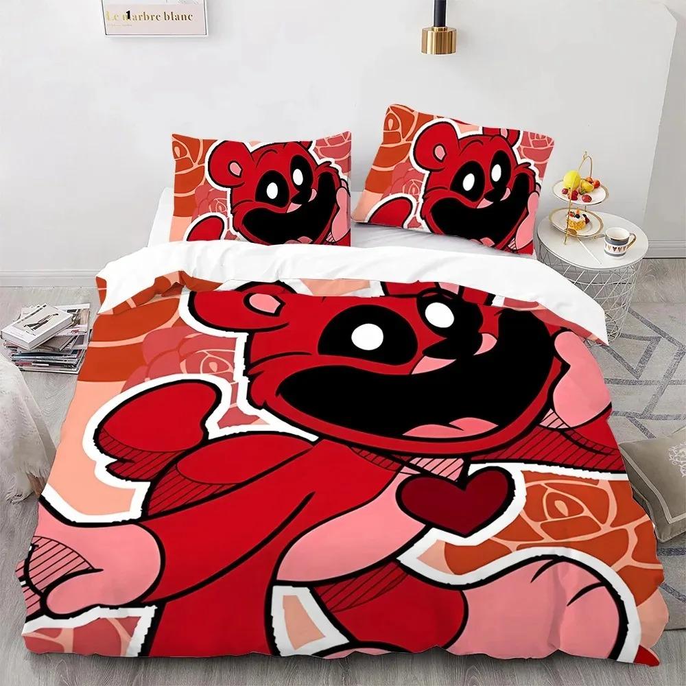 S-smiling Critters Cartoon Bedding Sets Exquisite Bed Supplies Set Duvet Cover Comforter Set Bedding Set Luxury Birthday Gift