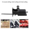 Black Electric Drill Reciprocating Saw Adapter Ergonomic Handle Drill Saw Attachment  Wood Cutting
