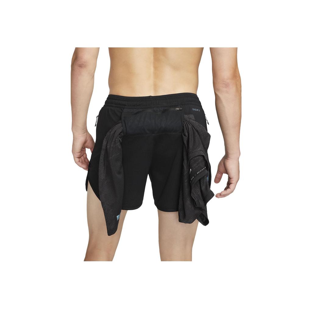 Nike Dri-FIT Stride Running Division Quick-Drying Lined Casual Shorts Men bottoms Black FB6871-010
