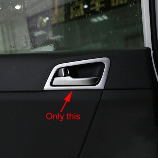 Matte Chrome Interior Door Handle Cover Surrounds For 2017- Kia Sportage QL