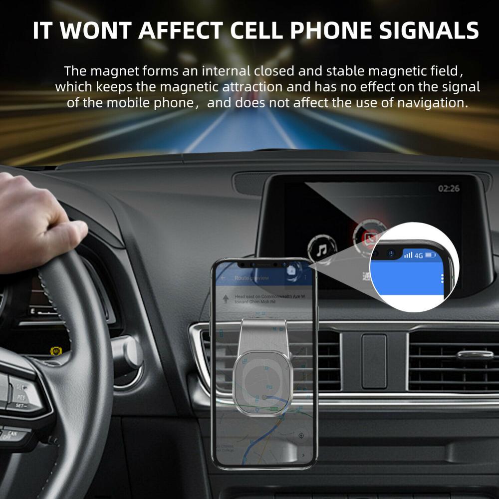 Universal Car Magnetic Phone Holder 360-degree Rotating Air Vent Stand  Cell Phone Stand Mount Holder Bracket Car