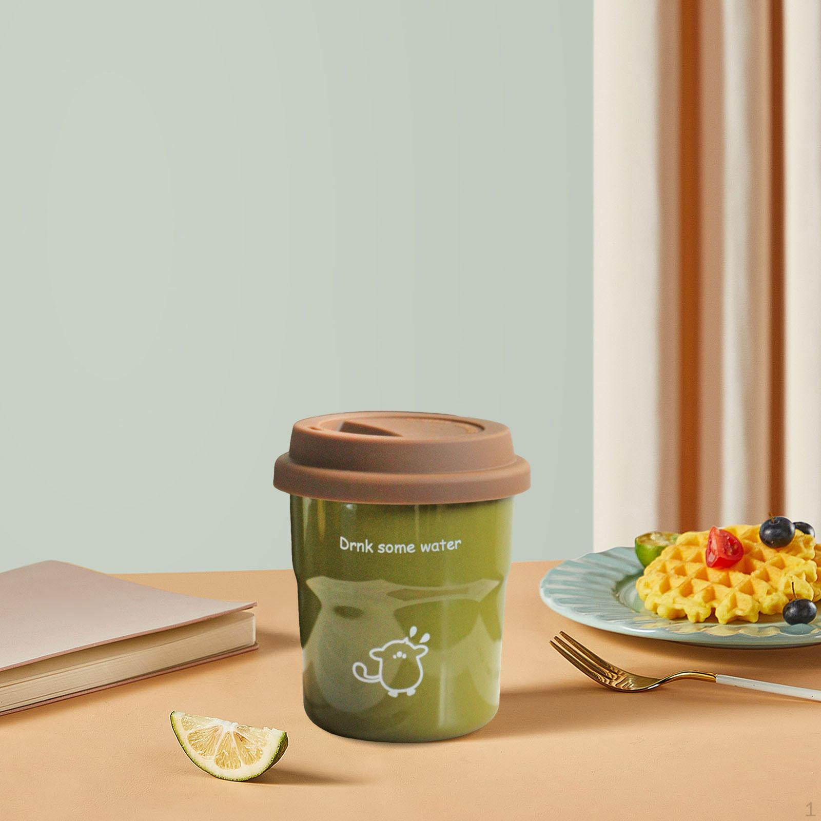 

Ceramic Coffee Cup 250ml Handheld Minimalist Porcelain Mug Milk Tea Water for Living